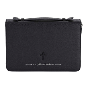Bible Case In Christ Alone Black XL - 812839028595