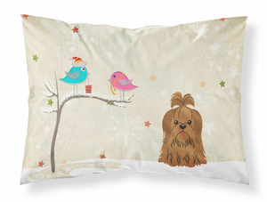 Christmas Presents between Friends Dog Fabric Standard Pillowcase - 638508423054