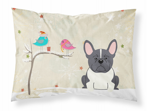 Carolines Treasures, Inc Christmas Presents between Friends Dog Fabric Standard Pillowcase, Moisture Wicking Cozy Nights