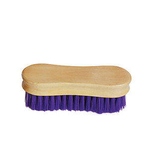 TUFFRIDER STIFF FACE BRUSH WITH WOODEN GRIP - 810064131417