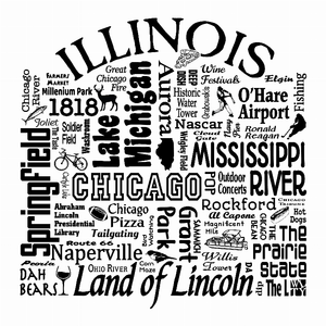 US State Destination Unisex T-shirt - Where Life Takes You (G-I) - 018391113948