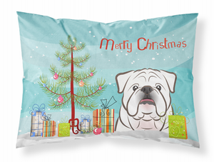 Christmas Tree and Dog Fabric Standard Pillowcase - 638508146335