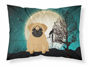 Halloween Scary With Dog Fabric Standard Pillowcase - 638508419446