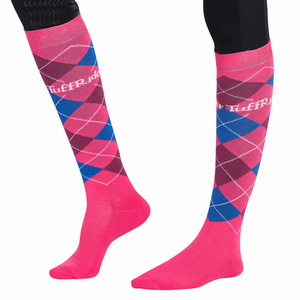 TuffRider Argyle Knee Hi Socks - 845654079633