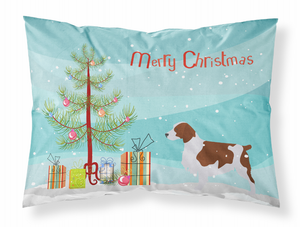 Merry Christmas Tree With Dog Fabric Standard Pillowcase - 638508477774