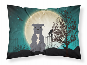 Halloween Scary With Dog Fabric Standard Pillowcase - 638508419835