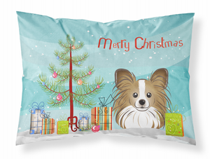 Christmas Tree and Dog Fabric Standard Pillowcase - 638508146618