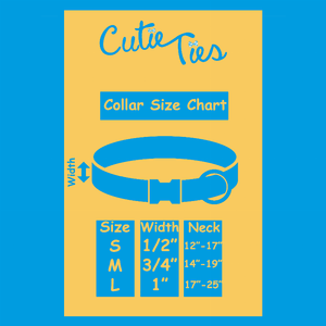 Cutie Ties Fun Design Dog Collar - 697273994756