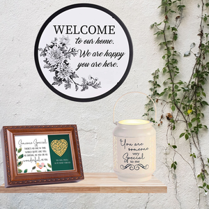 Framed Wall Art Welcome To Our Home - 603799652667