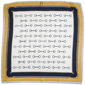AWST Int'l Satin Snaffle Bit Scarf - 840862019792