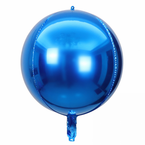 Blue Sphere Mylar Balloon - 850048023451