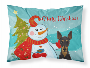 Carolines Treasures Snowman with Dog Classic White Standard Pillowcase, Soft Fabric