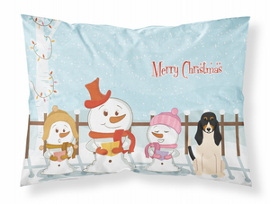 Caroline?s Treasures, Inc. Merry Christmas Carolers Dog Design Standard Pillowcase ? White Moisture-Wicking Fabric