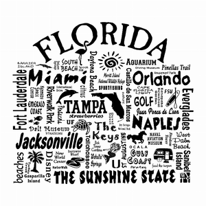 US State Destination Unisex T-shirt - Where Life Takes You (A-F) - 018391111563