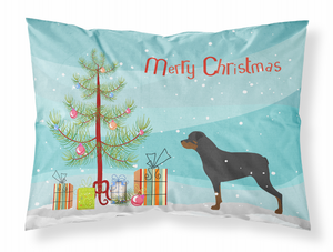 Merry Christmas Tree With Dog Fabric Standard Pillowcase - 638508478436