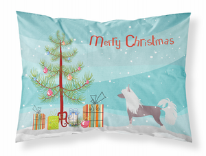 Merry Christmas Tree With Dog Fabric Standard Pillowcase - 638508478207