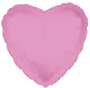 Pink Heart Mylar Balloon - 850048023376