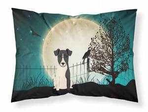 Halloween Scary With Dog Fabric Standard Pillowcase - 638508420350