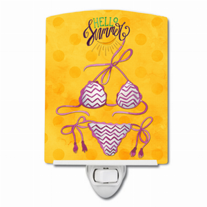 Swimsuit Polkadot Ceramic Night Light - 652259056361