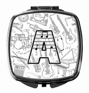 Monogram Letter Compact Mirror - 615872988686