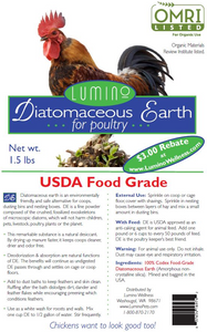 Food Grade Diatomaceous for Poultry - 837654169742