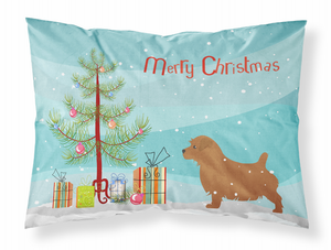 Merry Christmas Tree With Dog Fabric Standard Pillowcase - 638508477866