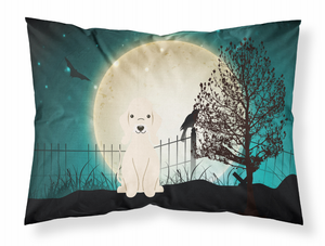 Halloween Scary With Dog Fabric Standard Pillowcase - 638508420282