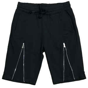 Front Zipper Moto Shorts - 635661368505