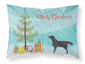Merry Christmas Tree With Dog Fabric Standard Pillowcase - 638508477859