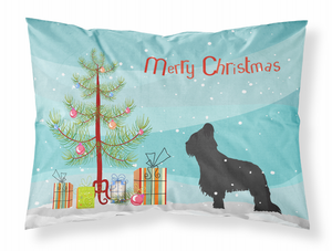 Merry Christmas Tree With Dog Fabric Standard Pillowcase - 638508478030