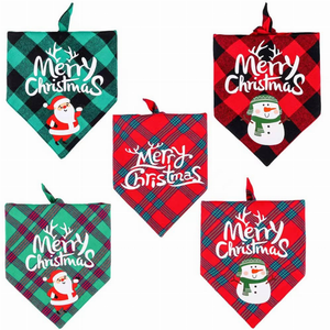 Merry Christmas Holiday - Dog/Cat Bandana - 171000039460