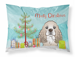 Christmas Tree and Dog Fabric Standard Pillowcase - 638508146298