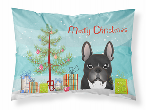 Carolines Treasures, Inc Christmas Tree and Dog Fabric Standard Pillowcase Design , White, Moisture Wicking Breathable