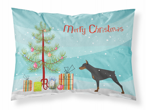 Merry Christmas Tree With Dog Fabric Standard Pillowcase - 638508478375