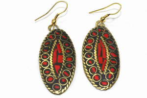 Third Eye Mosaic Earrings - 005372648233