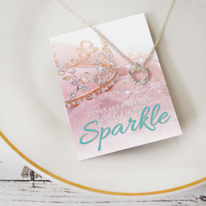 Sparkle Crown Necklace - 787014229879