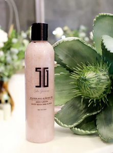 Jojoba and Almond Oil Moisturizer Body Wash and Scrub - 739210977603