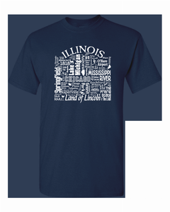 US State Destination Unisex T-shirt - Where Life Takes You (G-I) - 018391115147