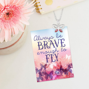 Brave Butterfly Necklace - 787014230011