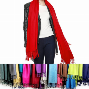 Privilege Pashmina Shawls With Fringe Benefits - 702921583364
