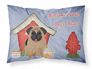 Caroline?s Treasures, Inc. Dog House Collection Standard Fabric Pillowcase ? Moisture-Wicking