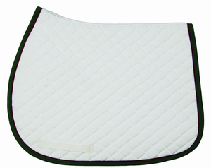 TuffRider Basic All Purpose Saddle Pad with Trim and Piping - 845654077714