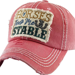 AWST Int'l Horses Keep Me Stable Cap - 840862018801