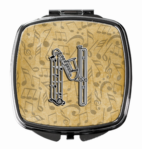 Monogram Letter Compact Mirror - 615872988037