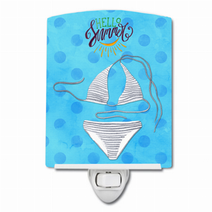 Swimsuit Polkadot Ceramic Night Light - 652259056309