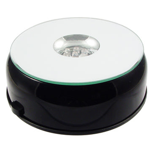 Black Cube Base with White Lights - 787014101755