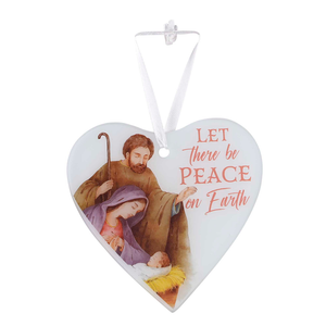 Glass Ornament Let There Be Peace On - 603799657082