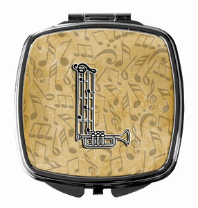 Monogram Letter Compact Mirror - 615872988013
