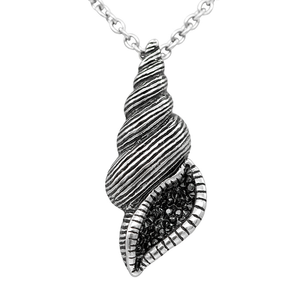 Dark Glimmer Seashell Necklace - 734130260750