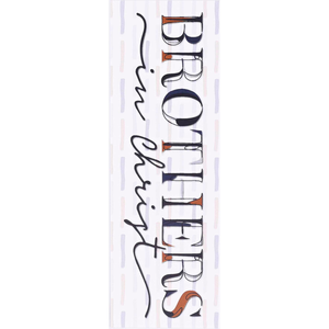 Bookmark Brothers In Christ 2x6 12-Pack - 603799649933